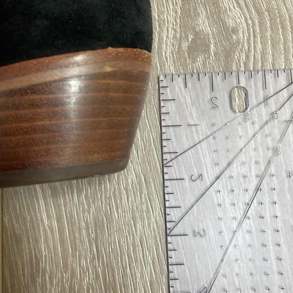 Sam Edelman Black Suede Leather Petty Ankle Bootie 7.5W - Picture 15 of 15